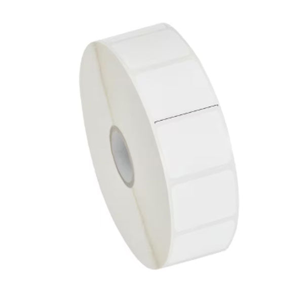 Zebra Label Paper 1.25 x 1in Direct Thermal Zebra Z-Select 4000D 1 in core - 1.25" Width x 1" Length - 2340/Roll - 1" Core - 6 / Carton - Bright White Part Number: 10010038