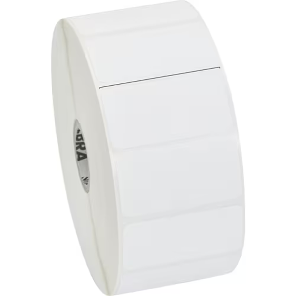 Zebra Label Paper 2 x 1in Direct Thermal Zebra Z-Select 4000D 1 in core - 2" Width x 1" Length - 2340/Roll - 4 / Pack - Bright White Part Number: 10010039