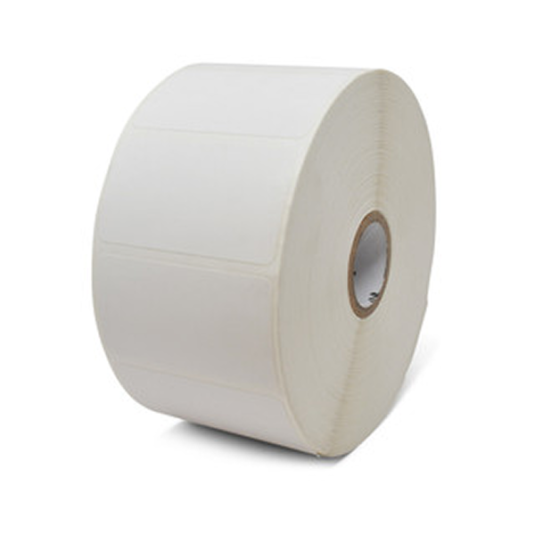 Zebra Label Polypropylene 2.25 x 1.25in Direct Thermal Zebra PolyPro 4000D High Tack 1in core - 2.25" Width x 1.25" Length - 2000/Roll - 1" Core - 6 / Carton - White Part Number: 10010063