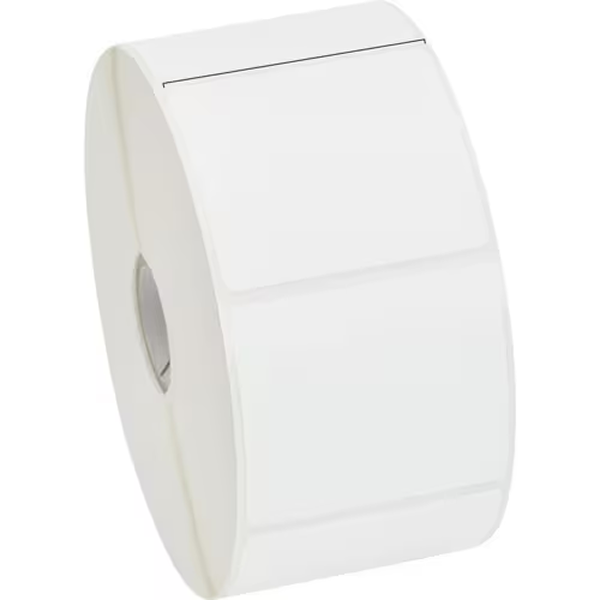Zebra Label Paper 2.25 x 3in Direct Thermal Zebra Z-Select 4000D High Performa 1 in core - 2.25" Width x 3" Length - 840/Roll - 1" Core - 6 / Carton - Bright White  Part Number: 10010042